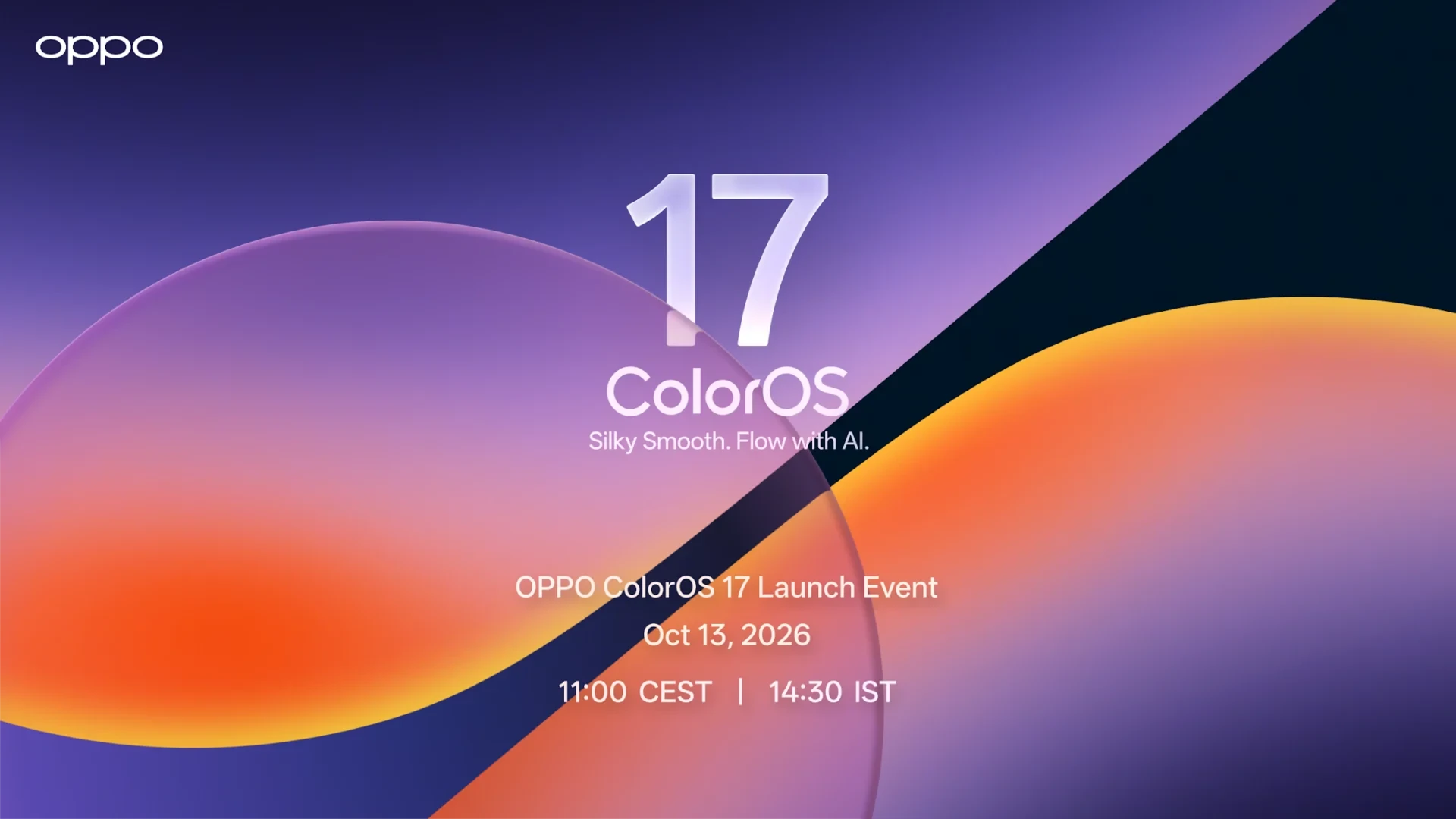 ColorOS 17 Goes Global on October 13, Ahead of Find X10