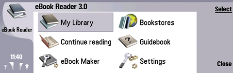 eBook Reader for Nokia 9300 / 9500 icon