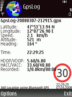 pyGPSlog icon