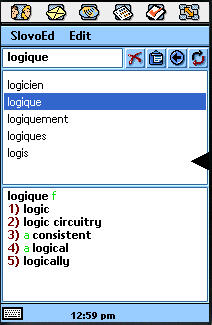 French-English & English-French dictionary (gold) for Sony Ericsson (UIQ) icon