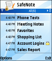 Safenote icon