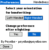 Handedness icon