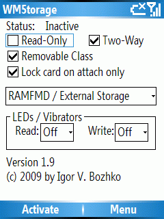 WM5torage icon