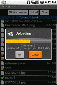 AndFTP icon