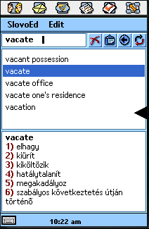 Hungarian-English & English-Hungarian dictionary (extended) for Sony Ericsson (UIQ) icon