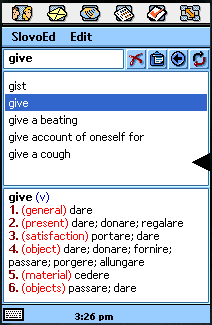 Italian-English & English-Italian dictionary (extended) for Sony Ericsson (UIQ) icon