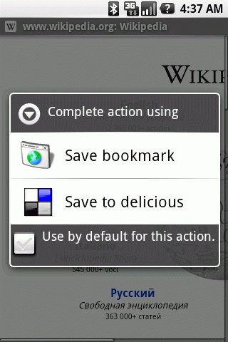 Android Delicious Bookmarks icon