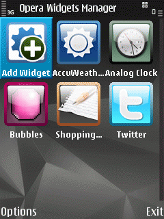 Opera Widget Manager icon
