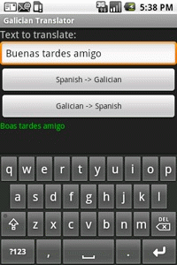 Galician translator icon