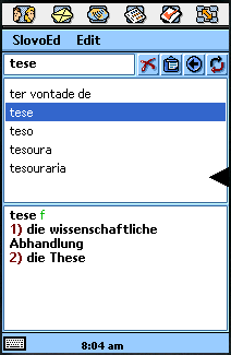 Portuguese-German & German-Portuguese dictionary for Sony Ericsson (UIQ) icon
