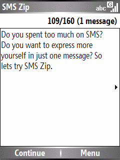 SMS Zip icon