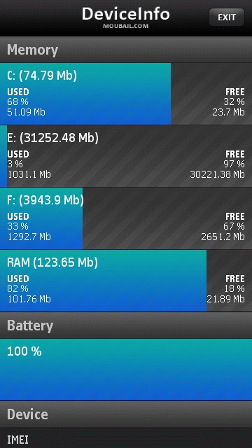 DeviceInfo 2 widget