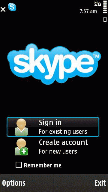 Skype for Symbian icon