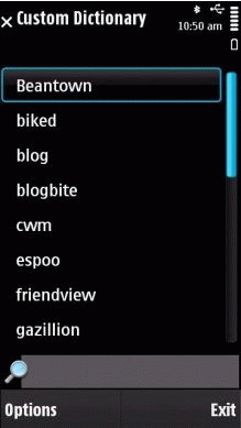 Nokia Custom Dictionary icon