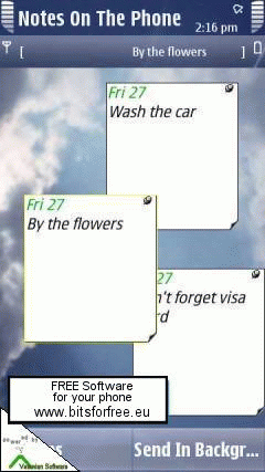 Notes On The Phone icon