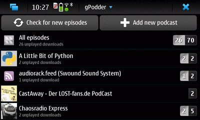 GPodder Podcast Client