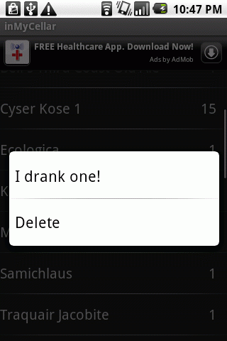 inMyCellar icon
