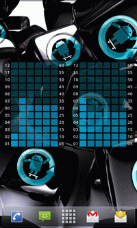 Grid Clock Widget icon