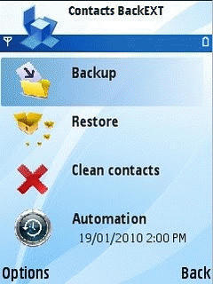 Contacts BackEXT icon