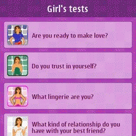 Girl's tests icon