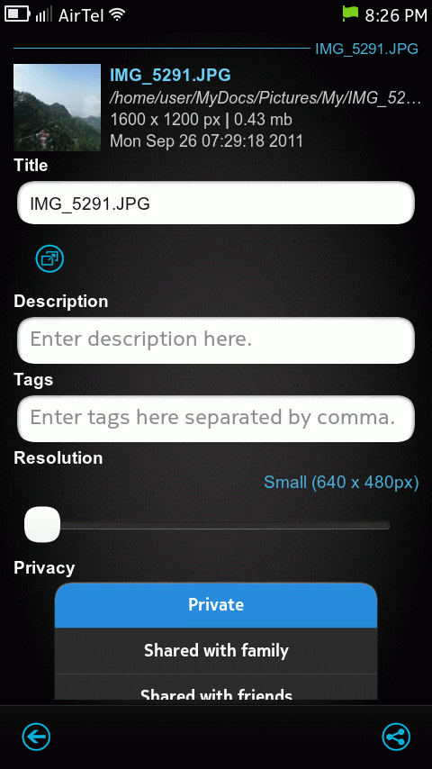FlickrUp icon