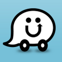 Waze social GPS traffic & gas icon